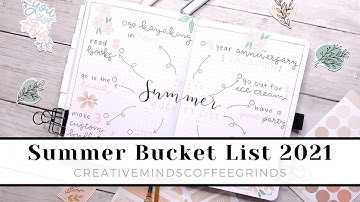 JOURNAL WITH ME || Real-Time Journaling & Calming Music || Summer Bucket List 2021