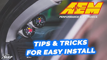 Installing AEM X-Series Gauges On Our Evo X