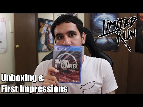 Limited Run Games: Shadow Complex Remastered (PS4) - Unboxing & First Impressions!