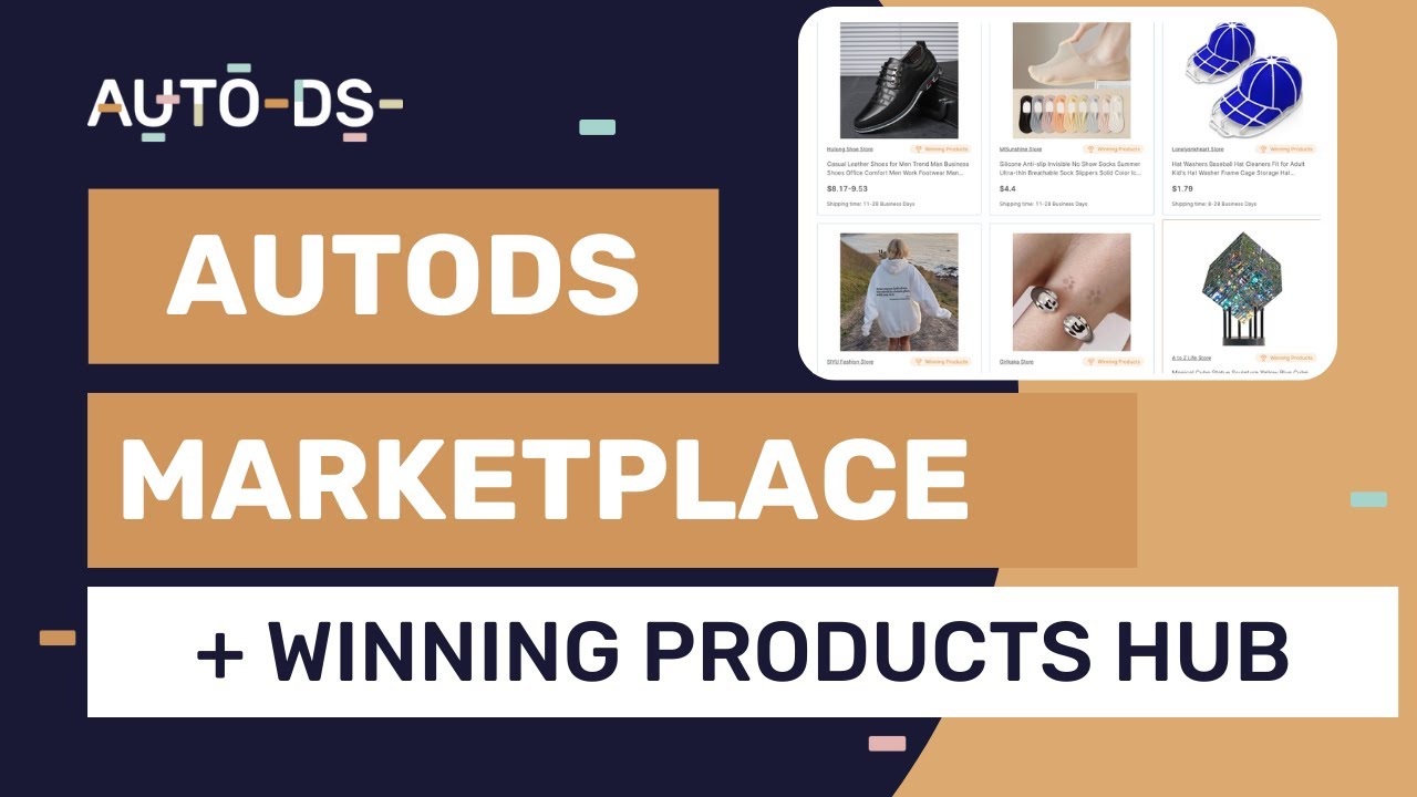 AutoDS Marketplace & Winning Products Hub Full Overview YouTube