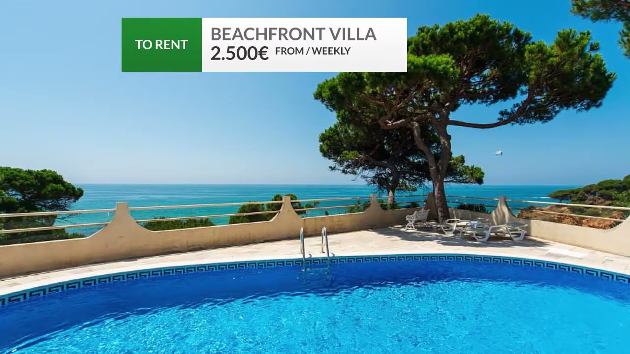 To Rent / Beachfront Villa in Albufeira Portugal