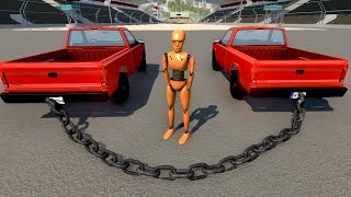 【実況】車と車にチェーンを繋げてみた結果… - BeamNGdrive screenshot 2