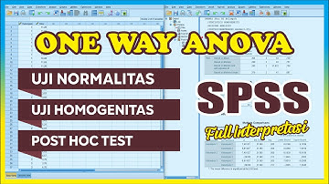 Very Complete !! SPSS Anova Test – One-Way Anova with Post Hoc Test Anova SPSS