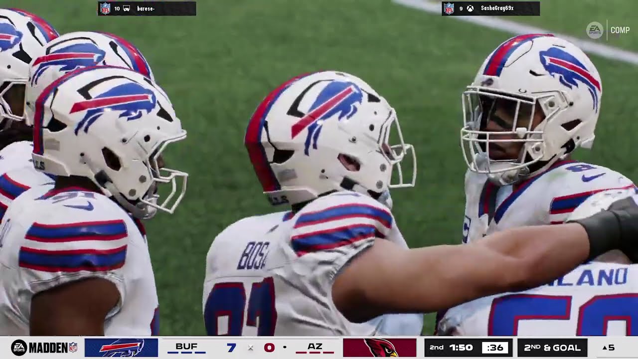 Arizona Cardinals vs Buffalo Bills - Madden NFL 26 Head To Head (vs barese-)