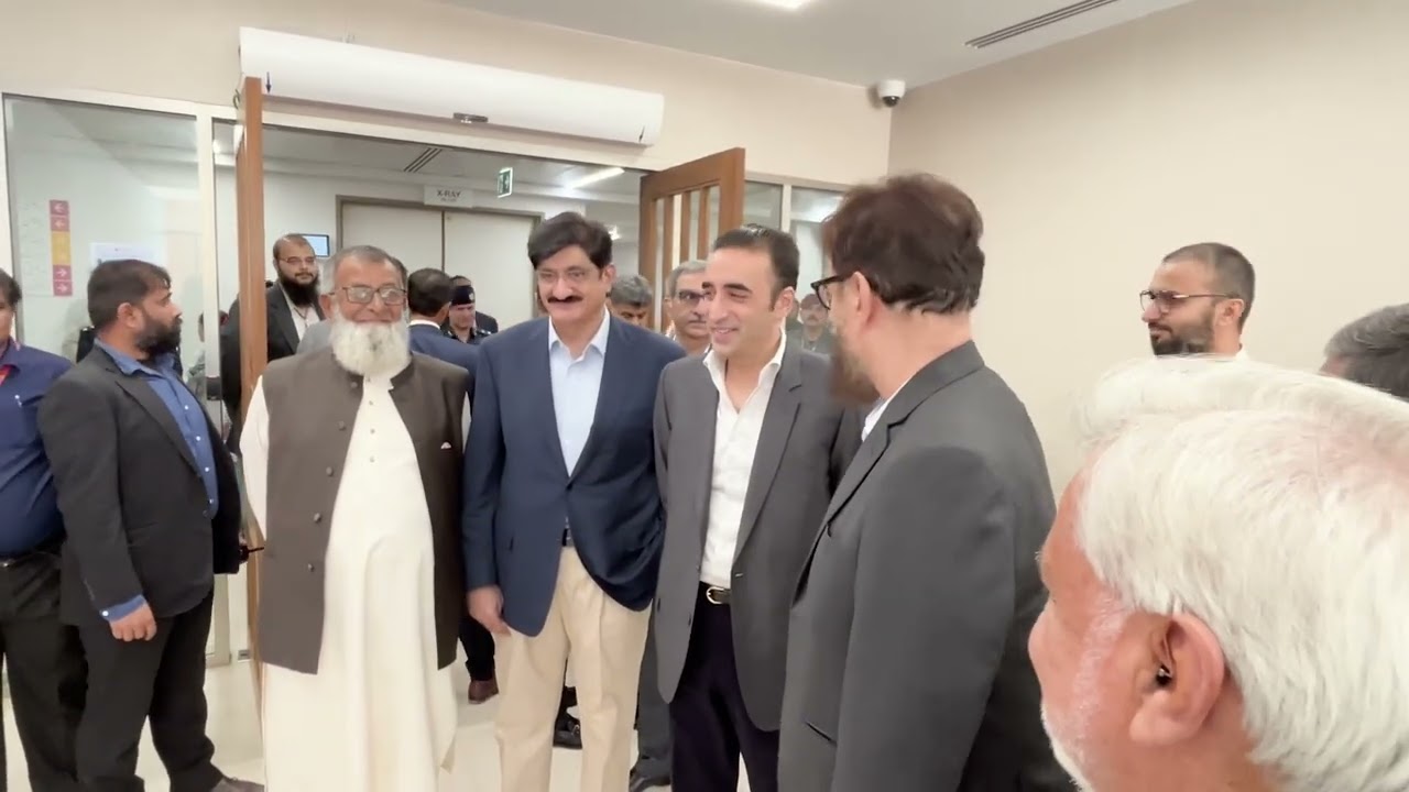 Bilawal Bhutto Zardari Inspects Indus University Hospital Building, Reviews Free Medical Facilities