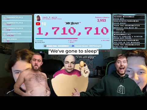 Saying Mrbeast 3 Million times | Live 24/7 | Day 45.2