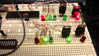 Traffic Signal Control Circuit With Countdown Crosswalk