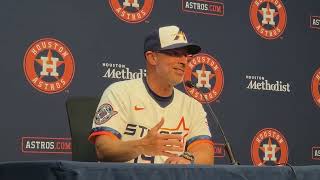 Joe Espada Breaks Down Lance McCullers’ Dominant Outing vs Red Sox