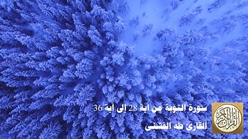 طه الفشني - سورة التوبة من آية ٢٨ إلى آية ٣٦ -  يَا أَيُّهَا الَّذِينَ آمَنُوا ...