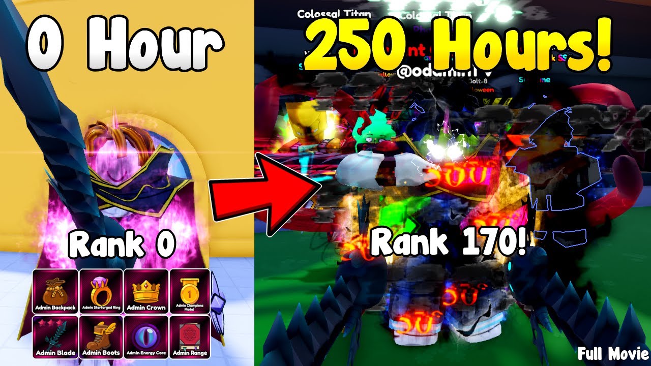 I Spent 250 HOURS With Admin Powers Becoming A MASTER In Anime Eternal!