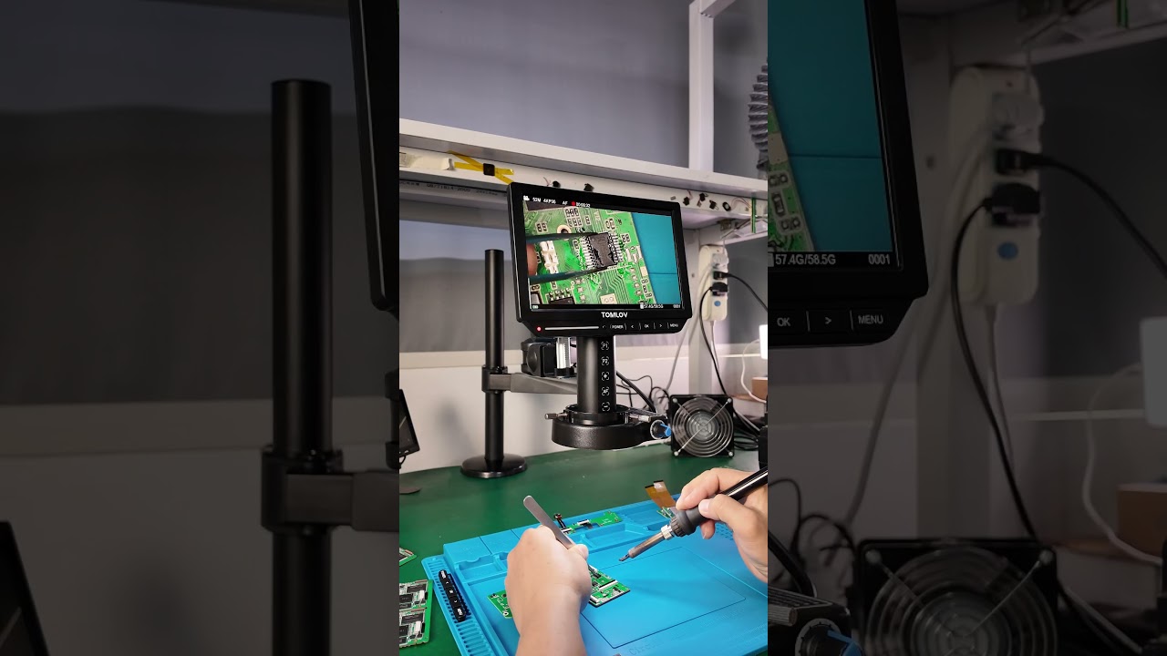 How to make repairs easily with the TM4K AF FLEX autofocus digital microscope? 🧐