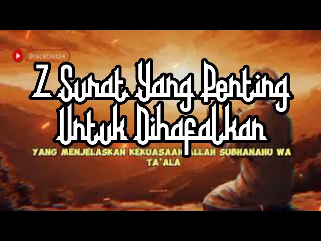 7 SURAT YANG WAJIB DI AMALKAN SEBELUM MENINGGAL #edukasiislami class=