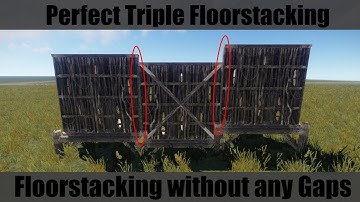 Perfect Rust Triple Floorstacking Tutorial!