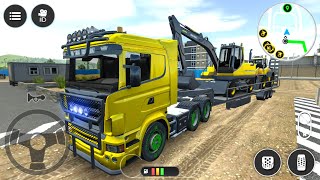 Transport Havvy Excavator Drive By Truck Simulator 2020- Android Gameplay screenshot 4