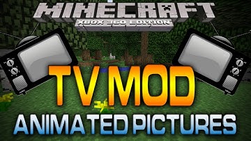 Minecraft (Xbox 360): TV MOD | CUSTOM ANIMATIONS (Map w/ Download)