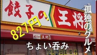 【孤独のグルメ】大阪府大東市「餃子の王将」でちょい呑み！