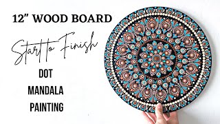 "Touch of Nature" Color Palette | Dot Art Mandala Painting | Thoughtful Dots | Tutorial Wealth