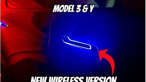 Wireless Auto Presenting RGB Door Handle for Tesla Model 3 & Y - Detailed Install Steps