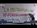 🇲🇽 FURIA EN EL ESTADIO AZTECA | Militantes antiglobalización pintan murales contra el Mundial