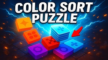 Color Sort Stack Sorting Game — Relaxing Color Puzzle Mobile Gameplay