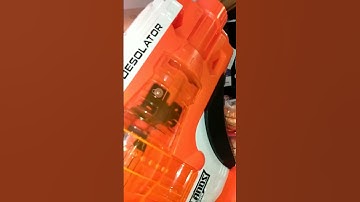 MODIFIED NERF Desolator with Upgraded Motors using a 25 round Drum..
