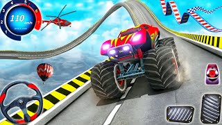 Offroad Monster Truck Driving: Impossible Sky Tracks & Crazy Stunts - Android Gameplay  screenshot 2