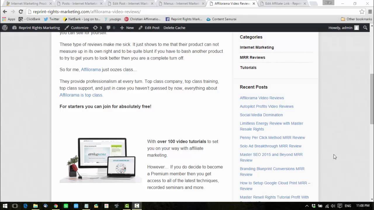 Affilorama Review 2016