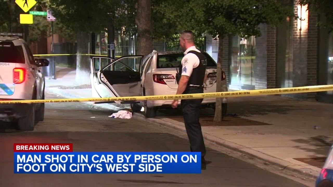 Chicago shooting: Man, 49, shot inside car across street from OEMC in West Loop