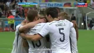 Германия- Аргентина 1-0 Гол Гетце ЧМ 2014 ФИНАЛ