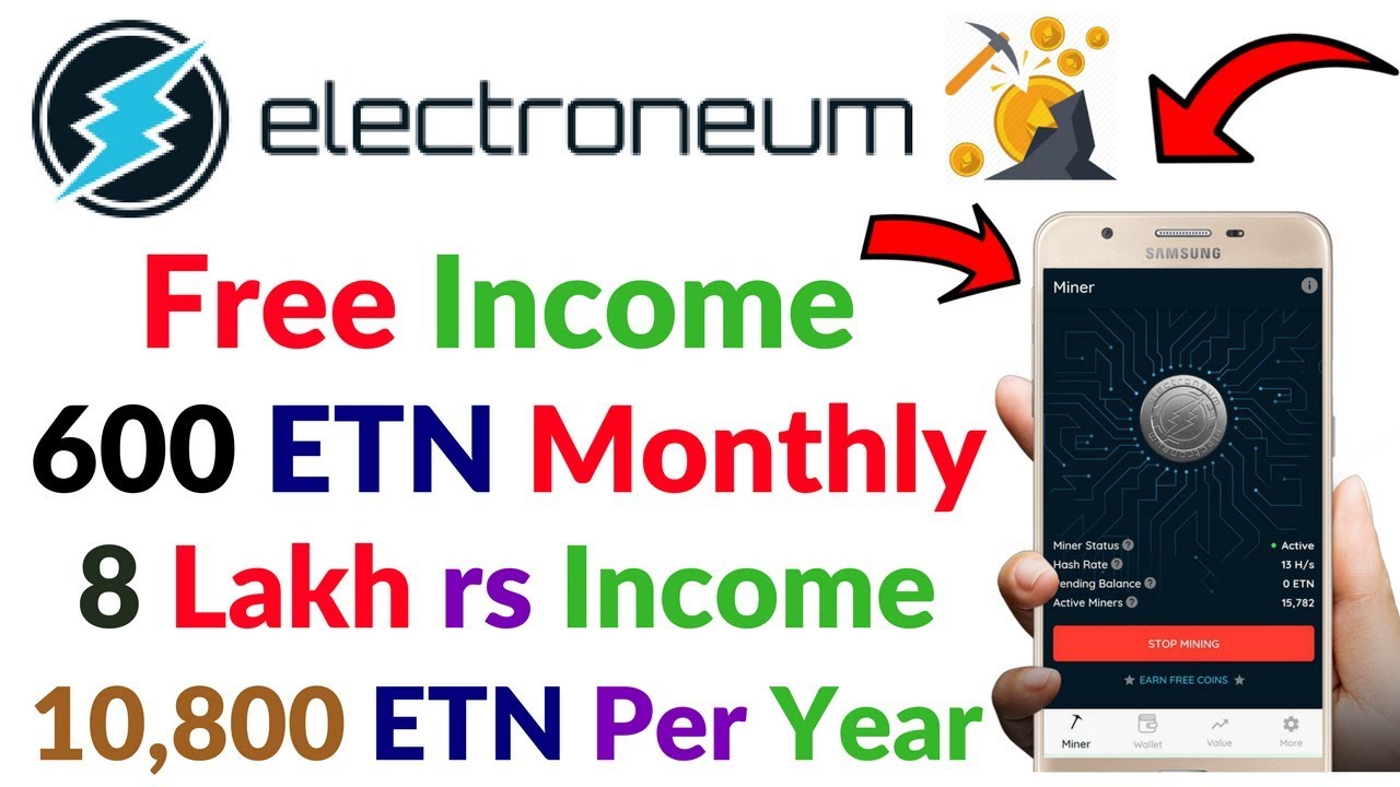 Electroneum Mobile Mining 7 Day Review Earn 10,800$ US Dollar Passive Income Monthly ETN Mine Hindi