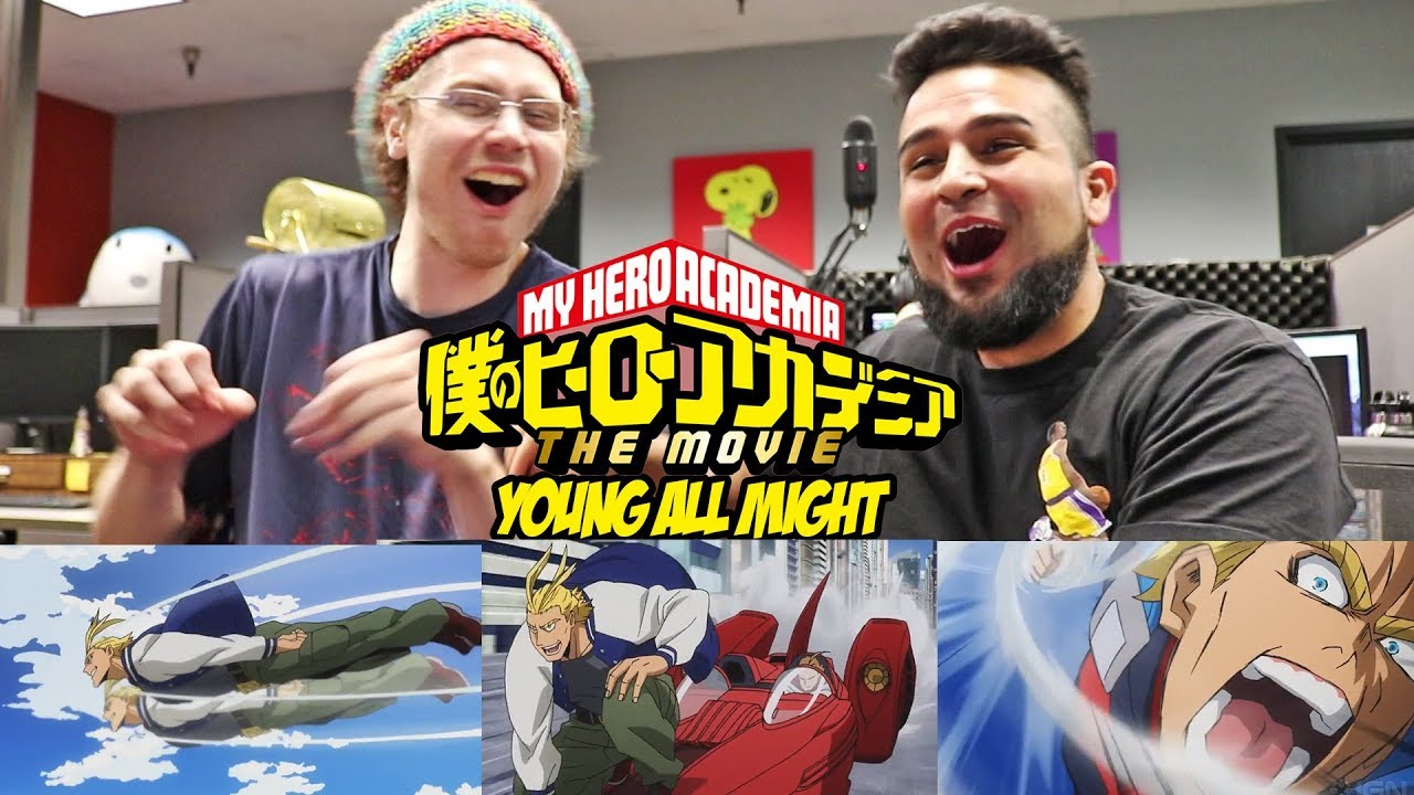 Young All Might Fight - My Hero Academia: Two Heroes Clip 