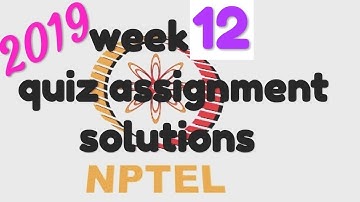 NPTEL |Joy of computing using Python| WEEK 12 QUIZ SOLUTIONS|