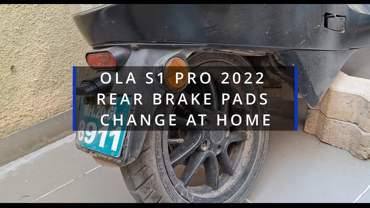 OLA S1 PRO brake pads change at home!!