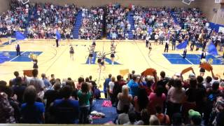 KHS Color Guard pep assembly 9/7/2012