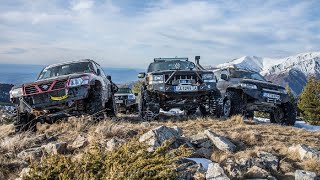 Mountain Off road Trip with Extreme Built Vehicles