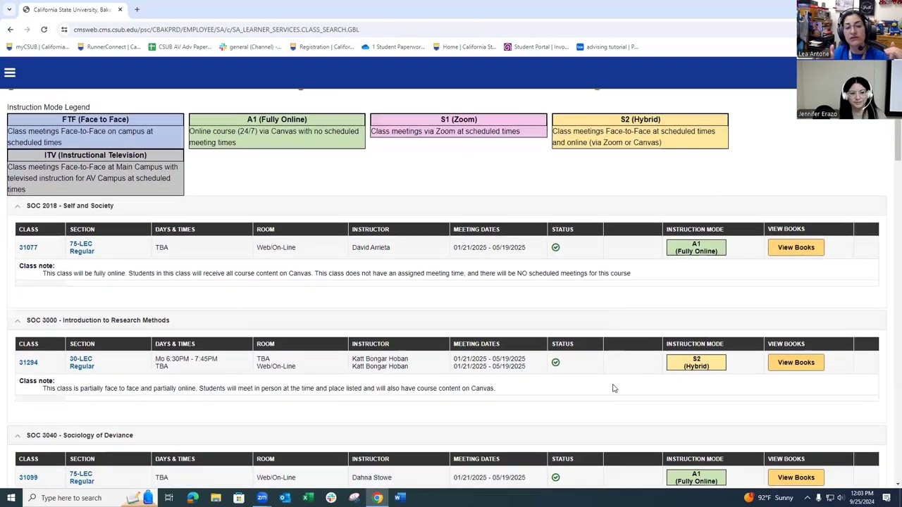 CSUB AV - Spring 2025 Pre-Advising Video