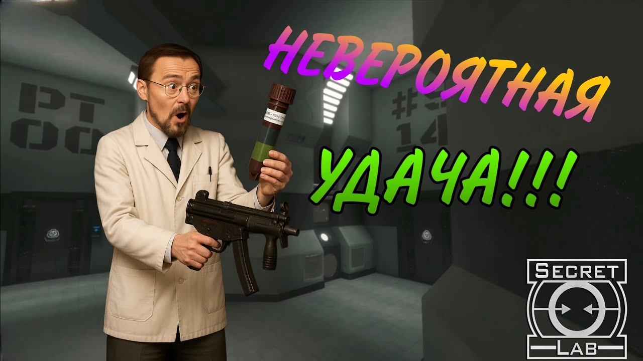 САМАЯ ВЕЗУЧАЯ КАТКА ЗА УЧЁНОГО В SCP: SECRET LABORATORY!!!