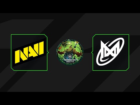 NAVI проти Nigma Galaxy | Гра 3 | ESL One - Birmingham: Western Europe Closed Qualifier