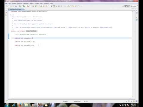 Can an Interface have private method
