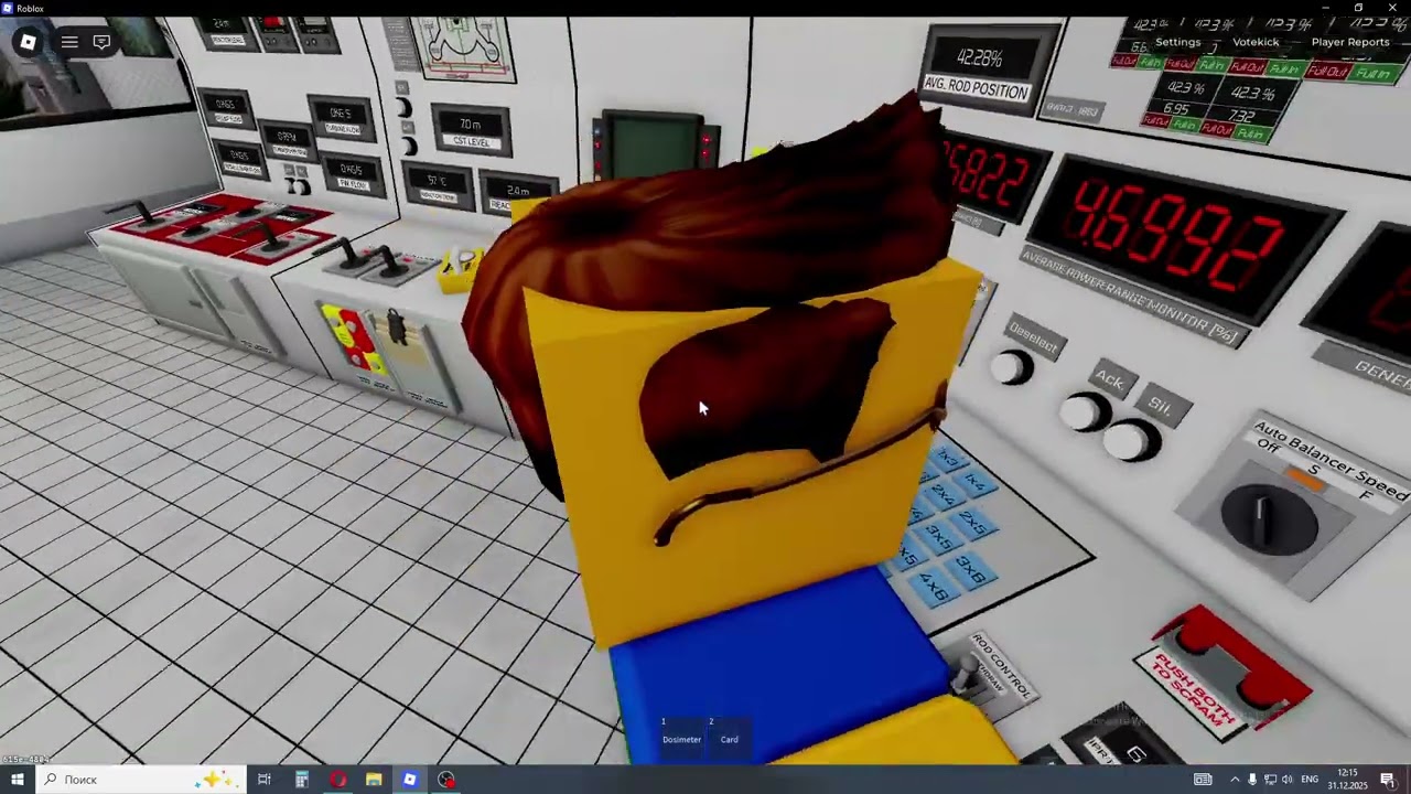 Играю в [V1.7.5] Realistic Boiling Water Reactor Simulator. Запуск, фарм очков первого ЭБ.