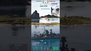 Destroyer underestimated  Manteuffel secondaries 😈 #worldofwarships #wows #gaming #clutch