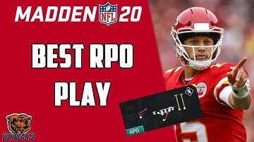 MADDEN NFL 20 RUN PASS OPTION | MADDEN 20 NEW GAMEPLAY FEATURES | MADDEN 20 RPO TUTORIAL