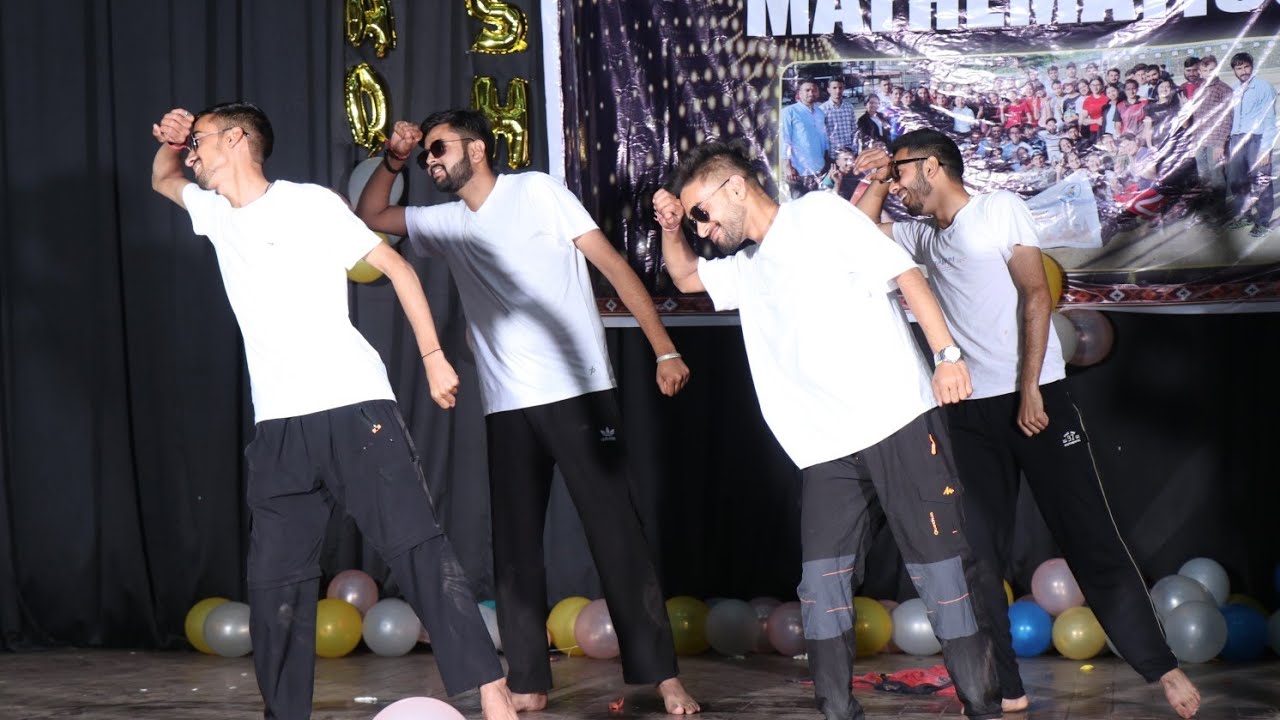 Funny dance by THE BOYS OF MSC MATHEMATICS -HPU)(Farewell party ...