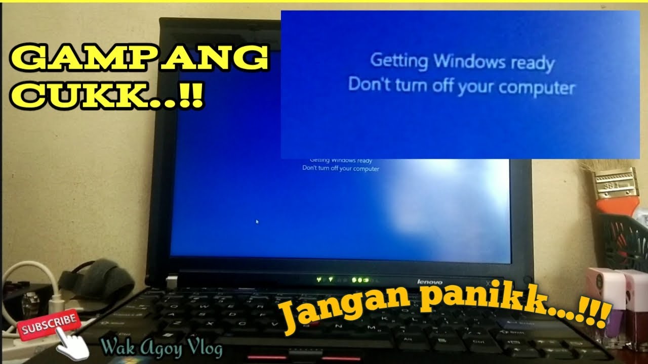Getting Windows Ready || DONT TURN OFF YOUR COMPUTER - YouTube