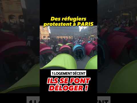 Des migrants campent à Paris !