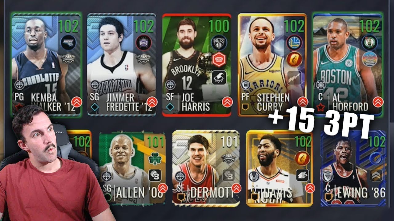 the best 3pt shooting team in NBA Live Mobile - YouTube