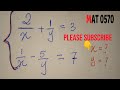 Solving simultaneous equations by substitution method