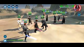 Swgoh the stranger vs SLKR with FOST