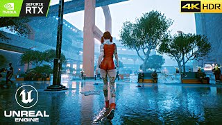 Cyberpunk 2077 'PSYCHO  REFLECTIONS' Ray-Tracing UNREAL ENGINE 5 MOD!? RTX 3090 Ti MAX Settings PC