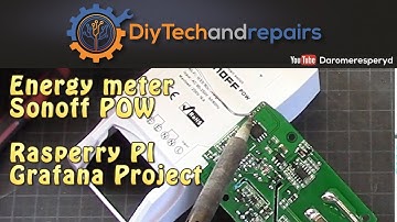 Sonoff POW - Measure and controll your home appliances including logging